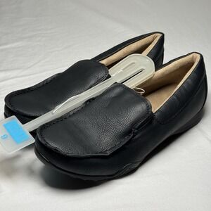 The Children's Place Kids Slip On Shoes Black Casual Loafer Size 6